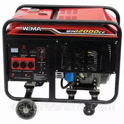Генератор дизельный WEIMA WM12000CE1 (12 кВт, 1 фаза, электростартер)